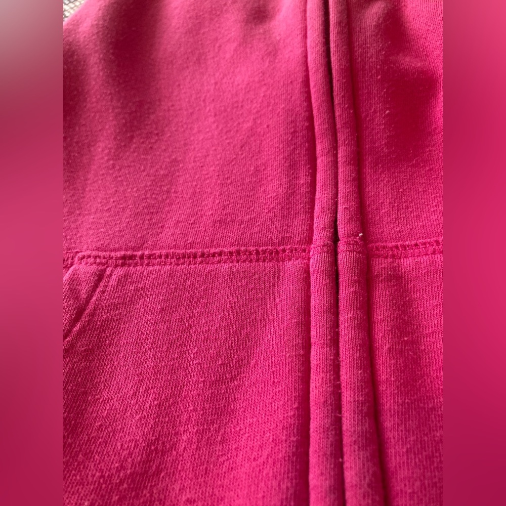 Children’s Place Pink Long Sleeve Hooded Sweat Jacket. Size Medium 7/8. - Picture 4 of 7